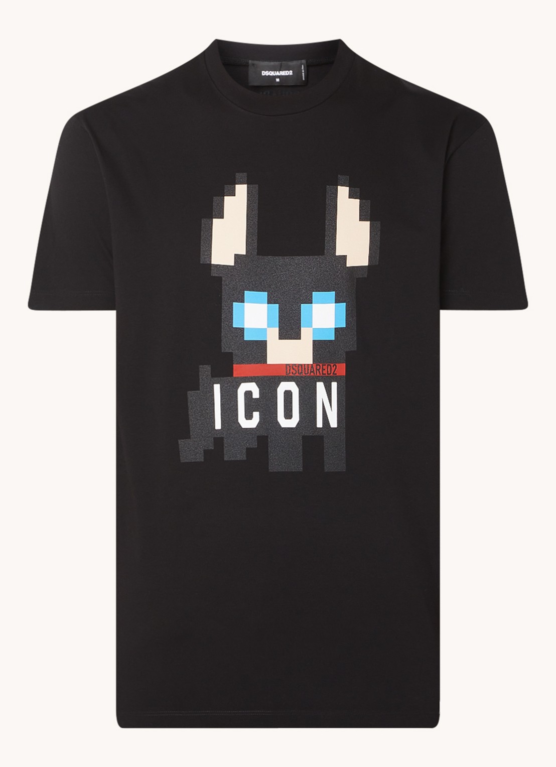 Dsquared2 Ciro T-shirt met logoprint - voorkant zwart