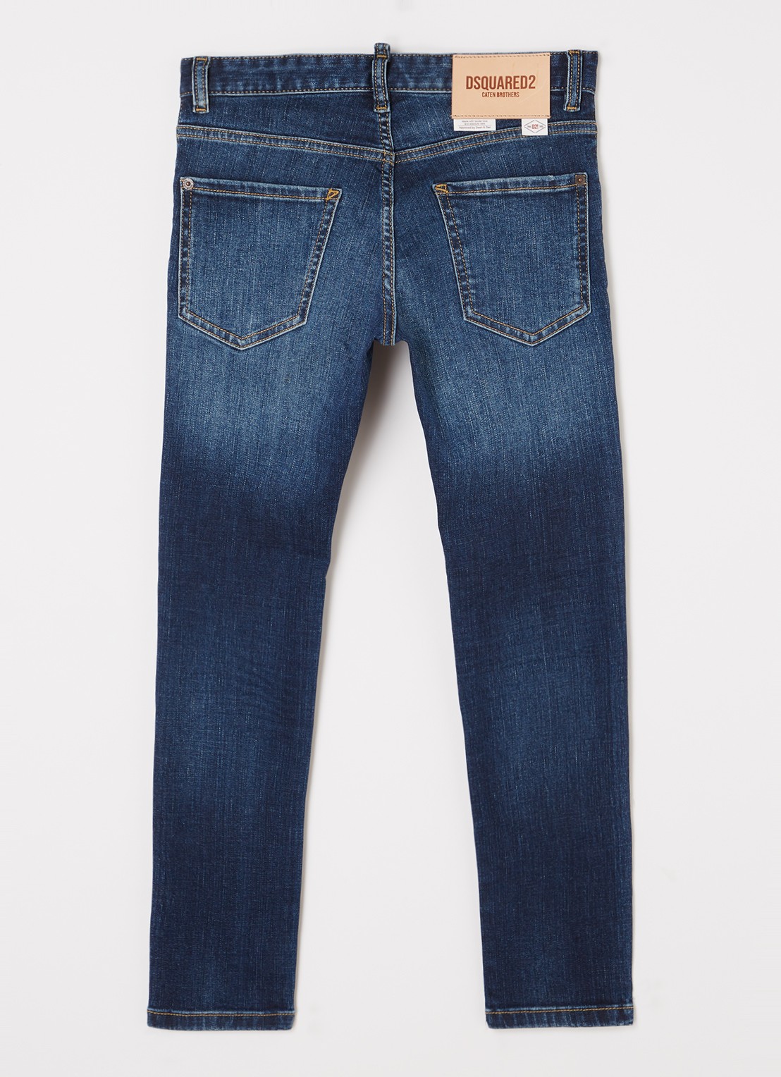 Dsquared2 Cool Guy slim fit jeans met stretch - achterkant 3 indigo