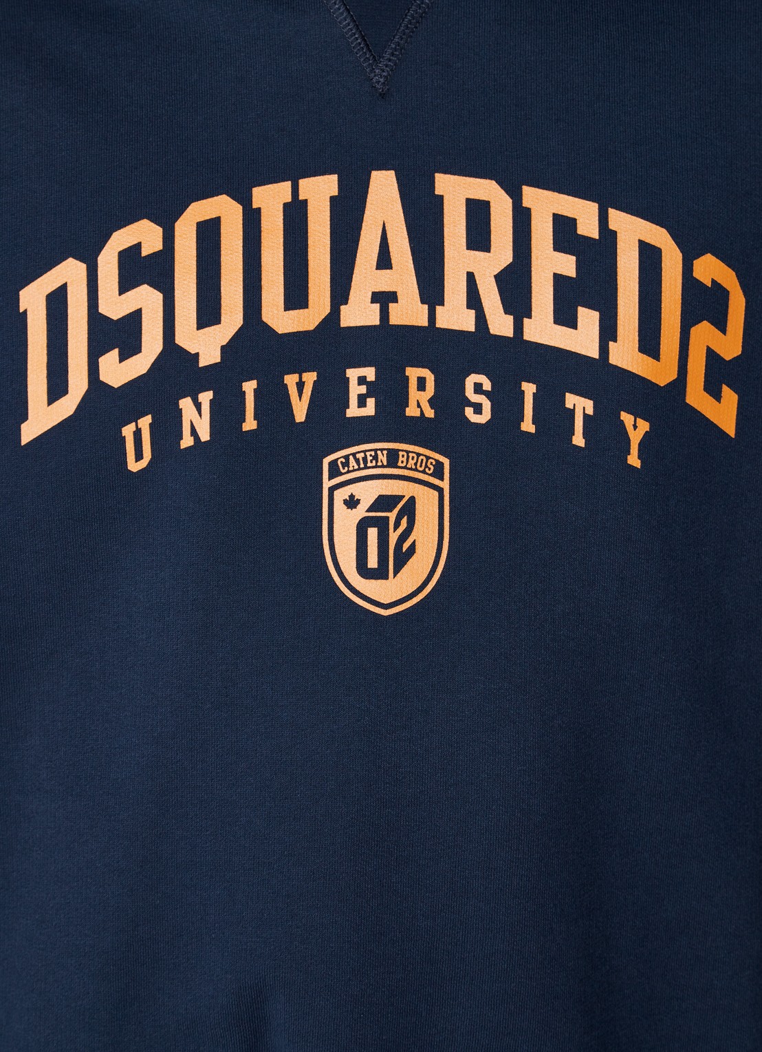 Dsquared2 Hoodie met logoprint - detail 4 blauw