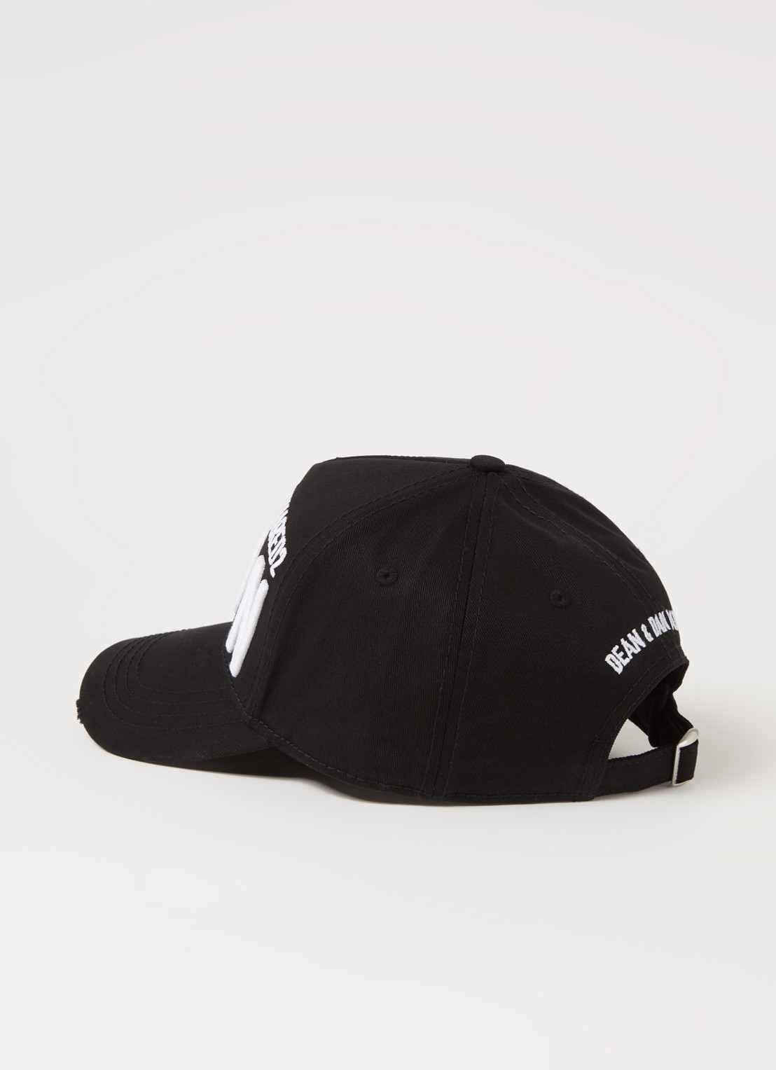 Dsquared2 Icon pet met logoborduring - detail 3 zwart