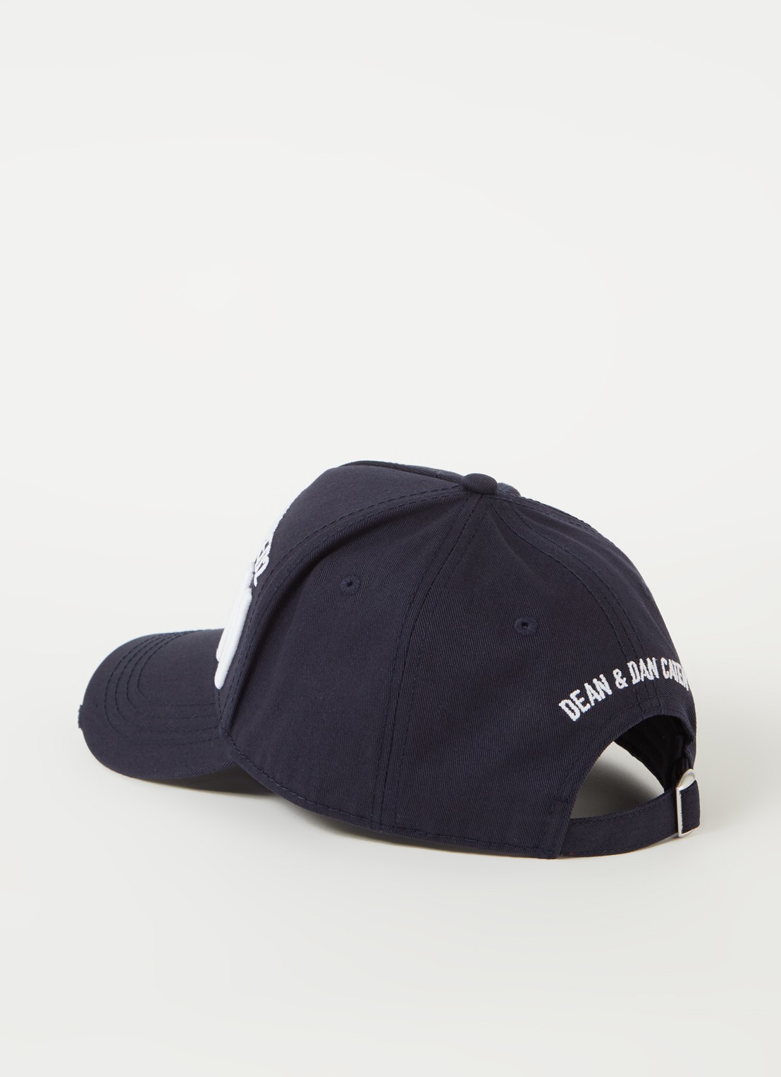 Dsquared2 Icon pet met logoborduring - detail blauw