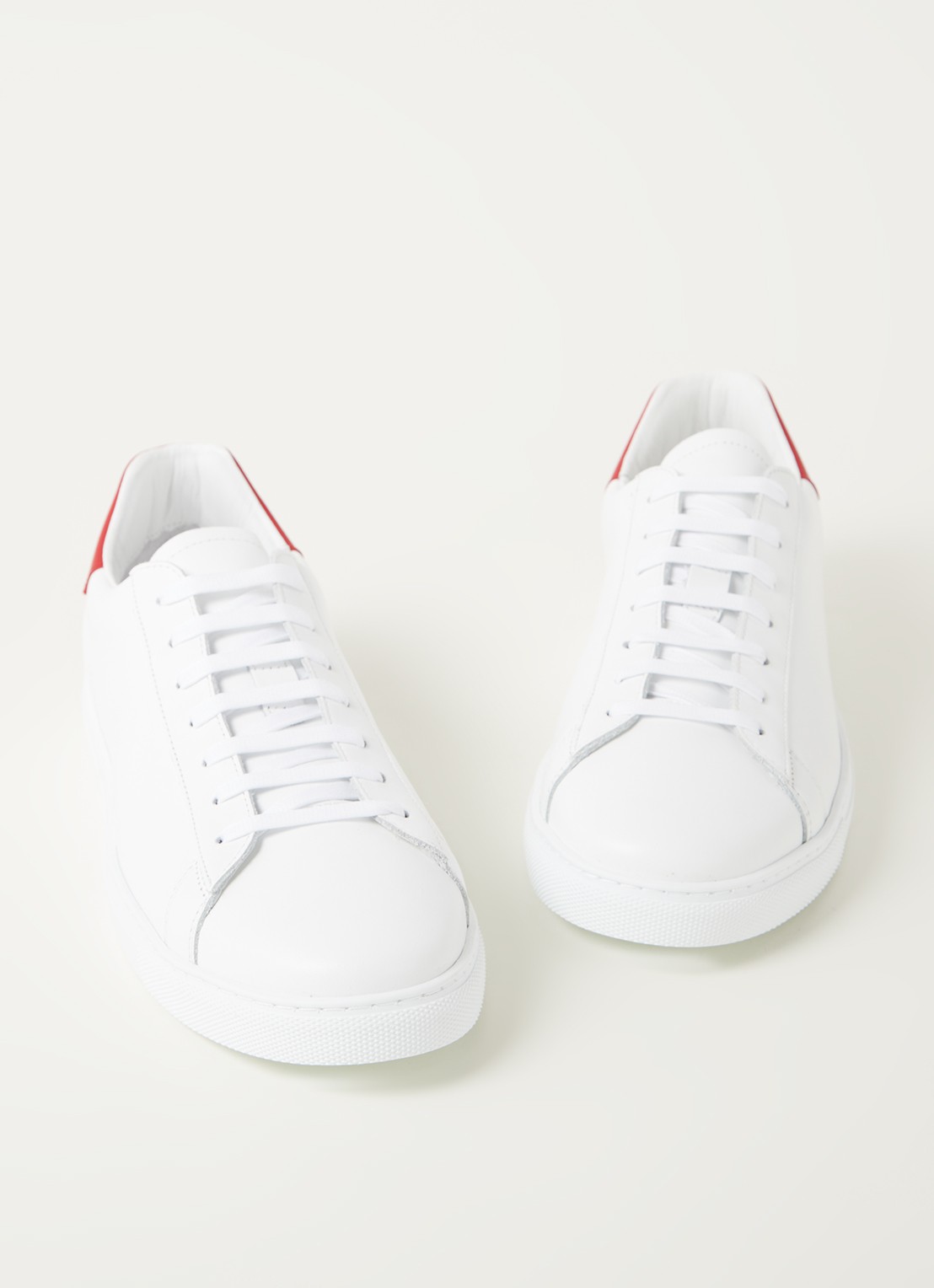 Dsquared2 New Tennis sneaker van kalfsleer - detail 3 wit