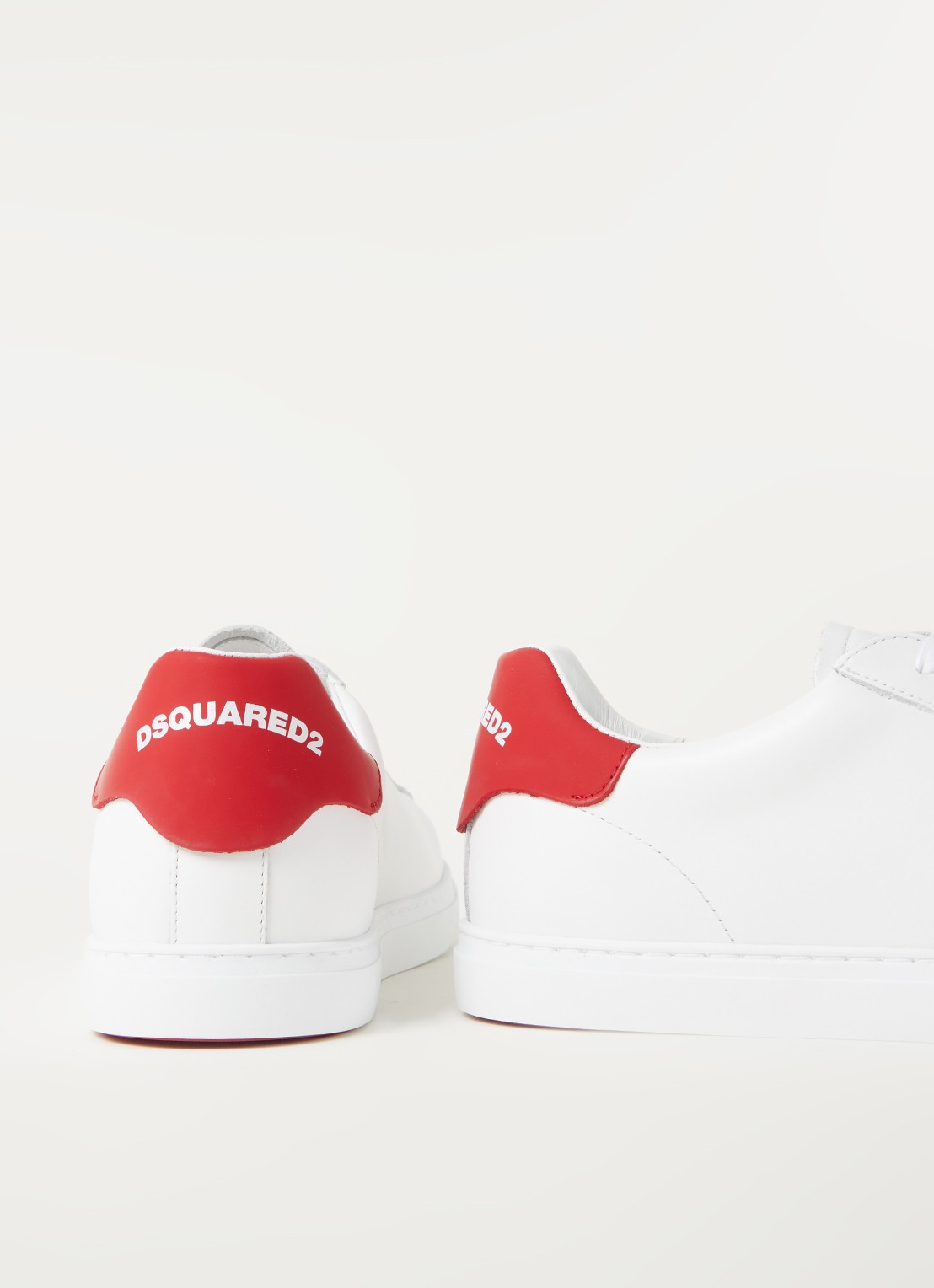 Dsquared2 New Tennis sneaker van kalfsleer - detail 4 wit