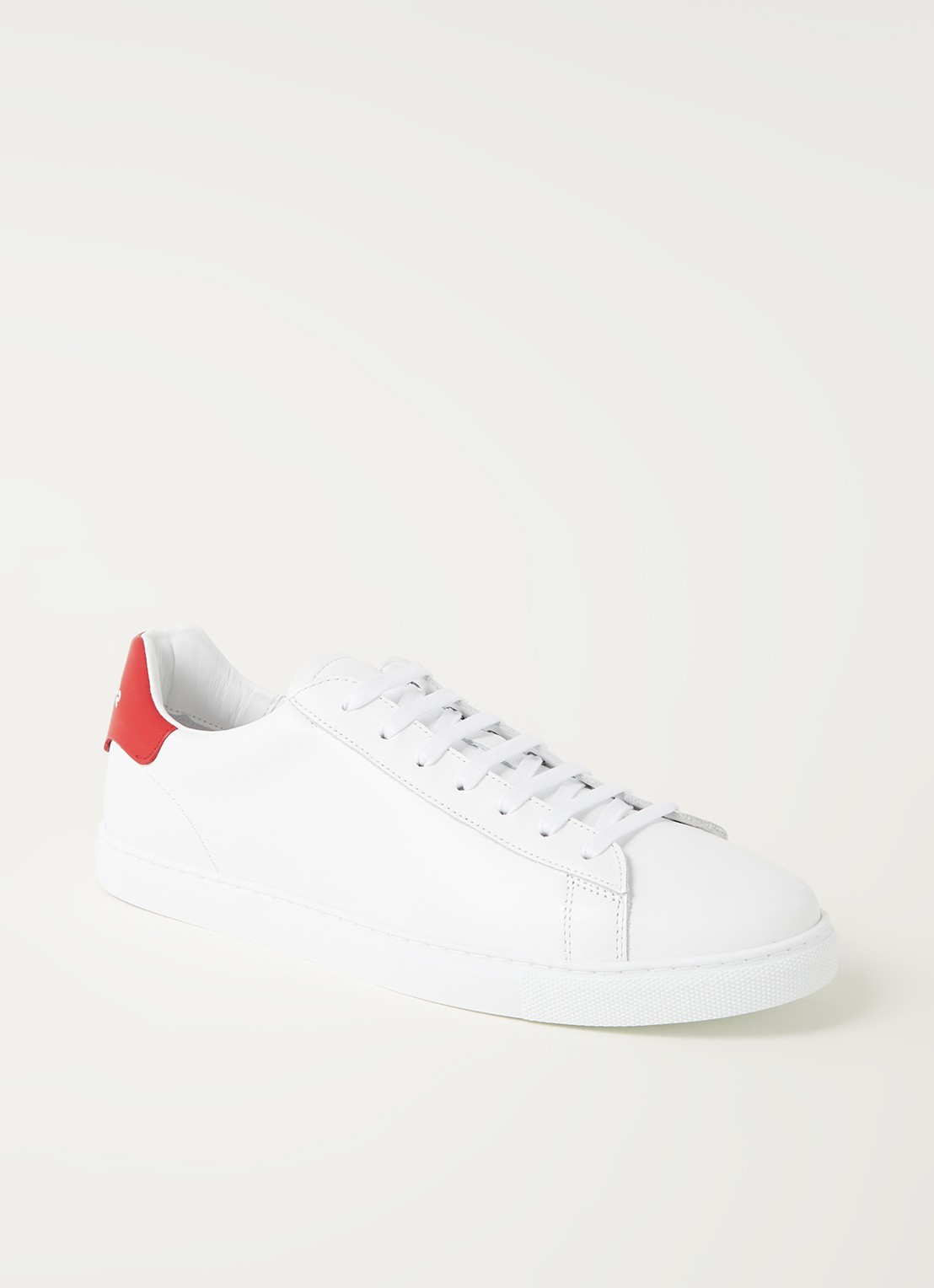 Dsquared2 New Tennis sneaker van kalfsleer - voorkant wit