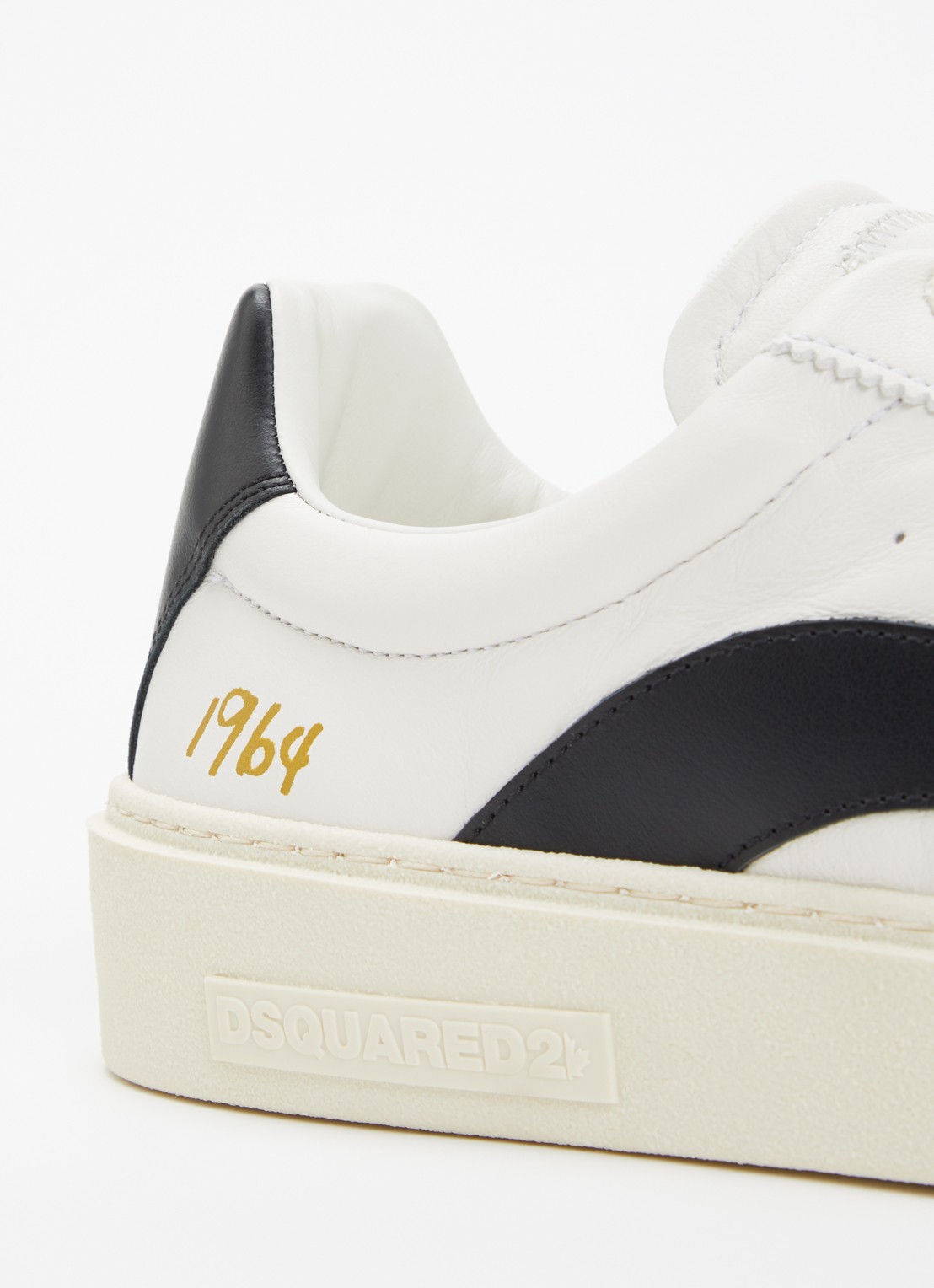 Dsquared2 Rider sneaker van kalfsleer - detail 6 wit