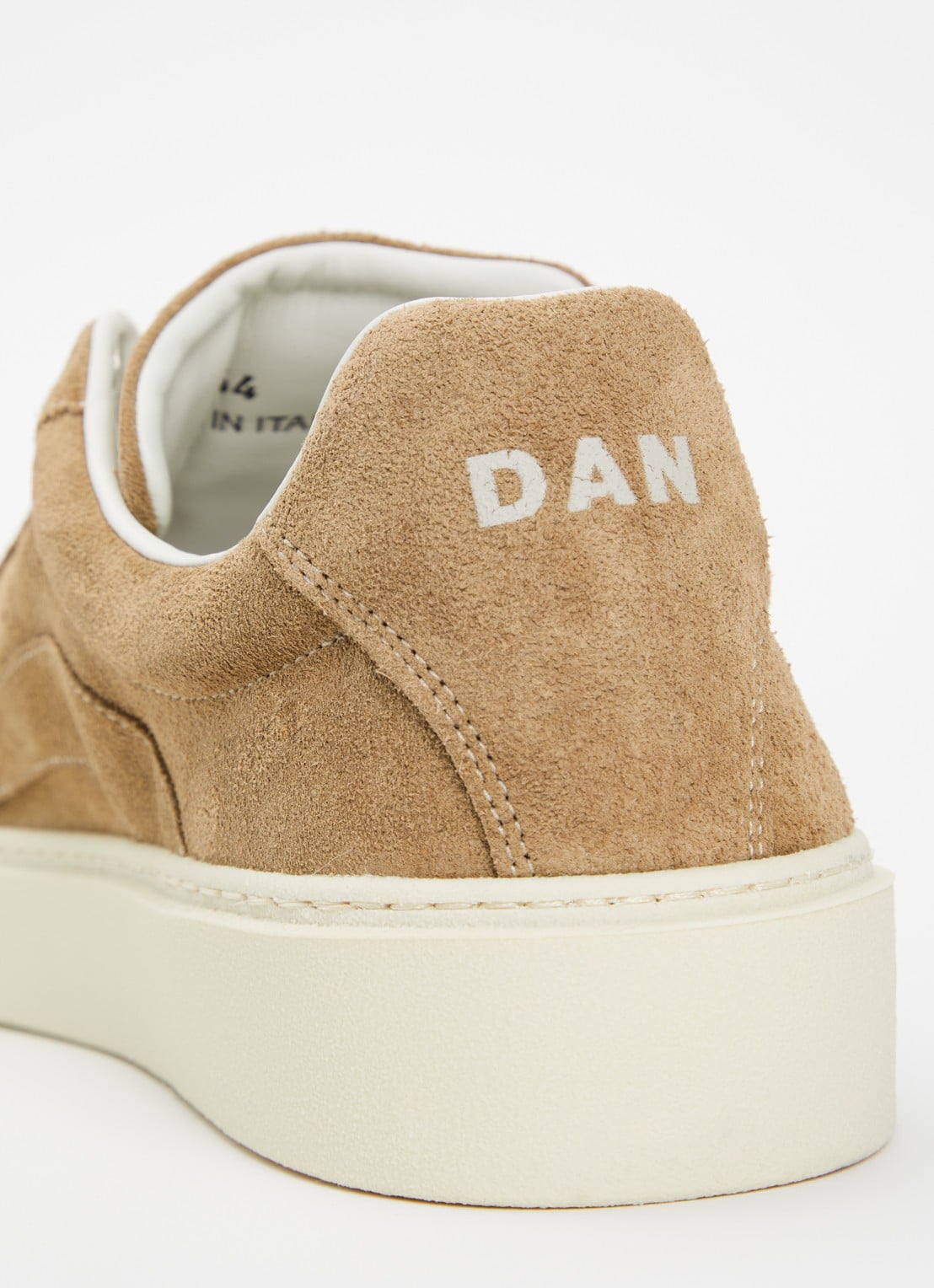 Dsquared2 Rider sneaker van suède - detail 6 zand