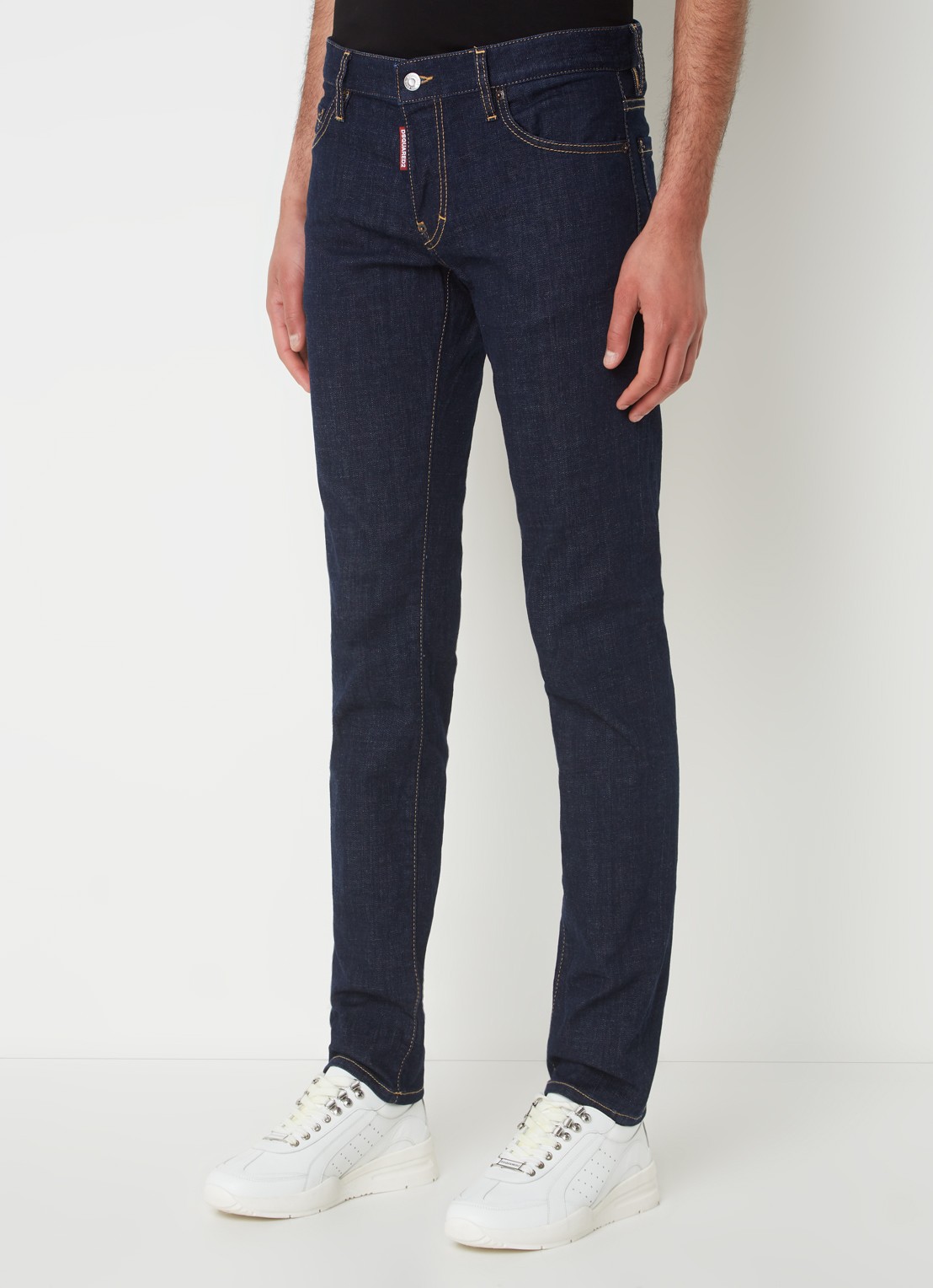 Dsquared2 Slim fit jeans met donkere wassing - detail 4 indigo