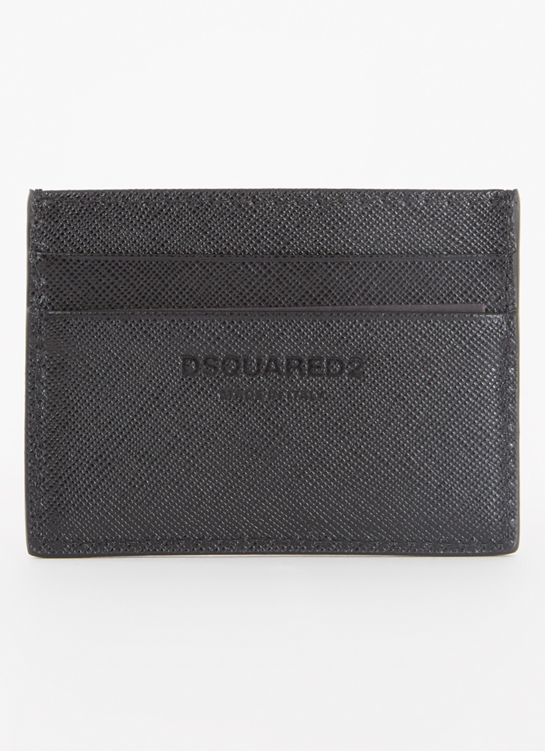 Dsquared2 Statement pasjeshouder van leer met logo - detail 3 rood