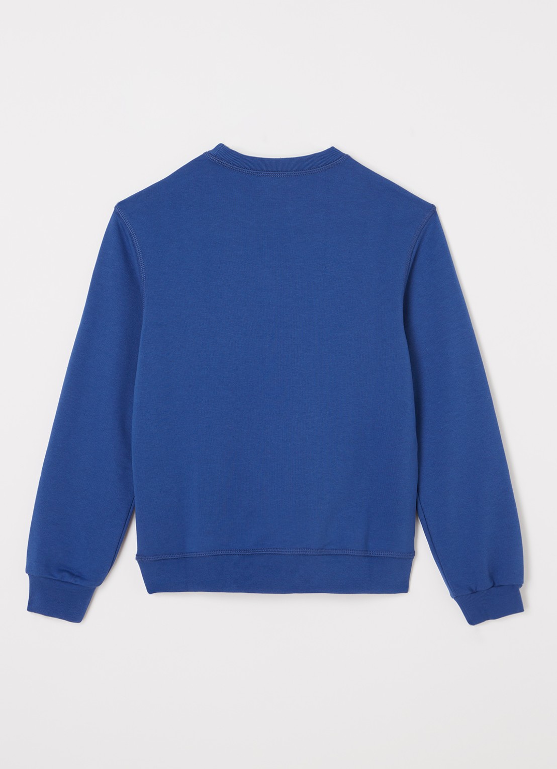 Dsquared2 Sweater met logo - voorkant 2 kobaltblauw