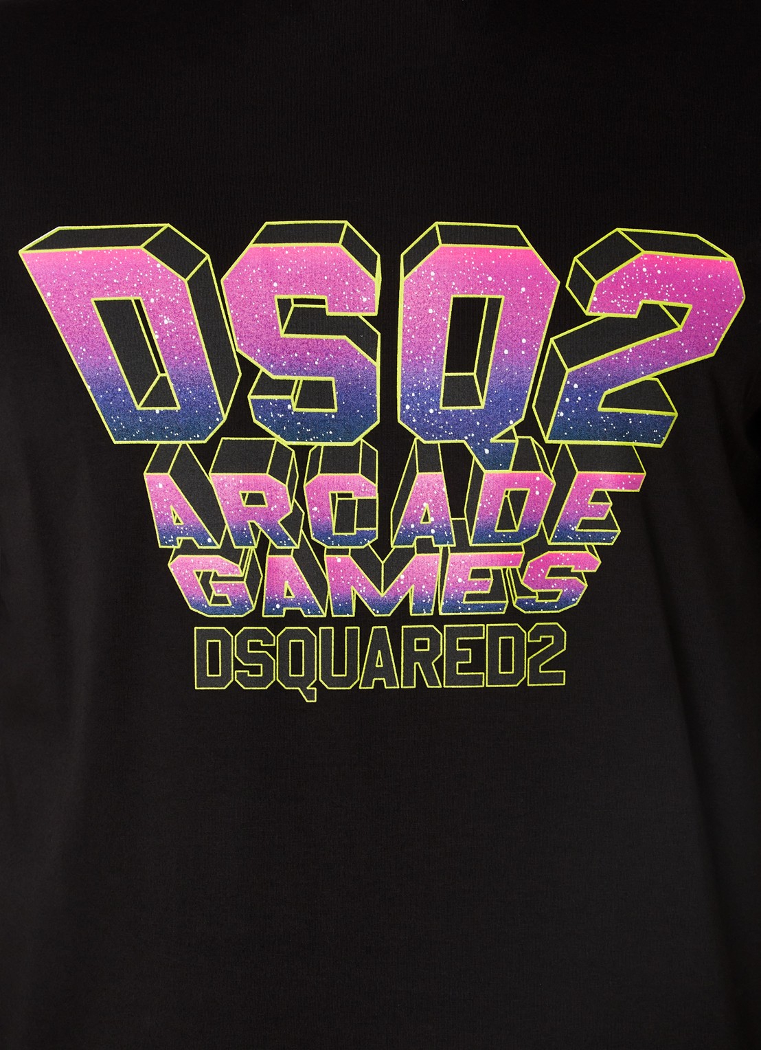 Dsquared2 T-shirt met logoprint  - detail 5 zwart