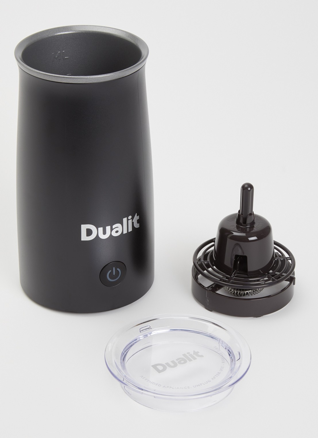 Dualit DMF4 melkopschuimer - voorkant 2 zwart