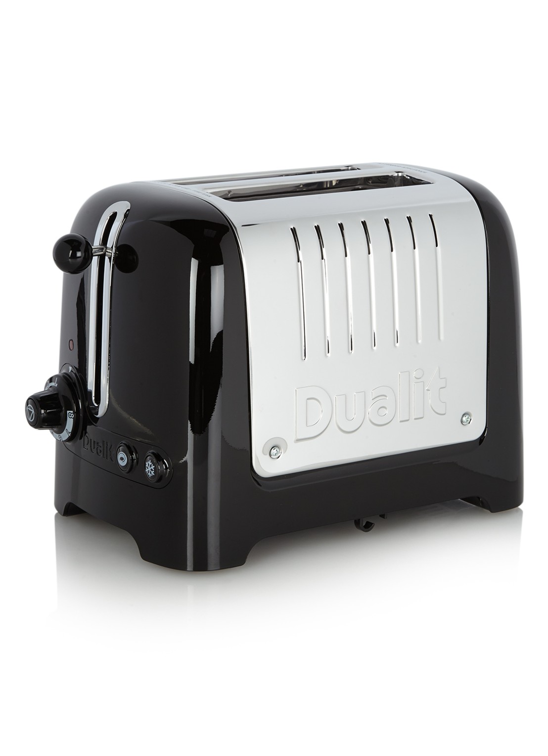 Dualit Lite broodrooster 2-slots - voorkant zwart