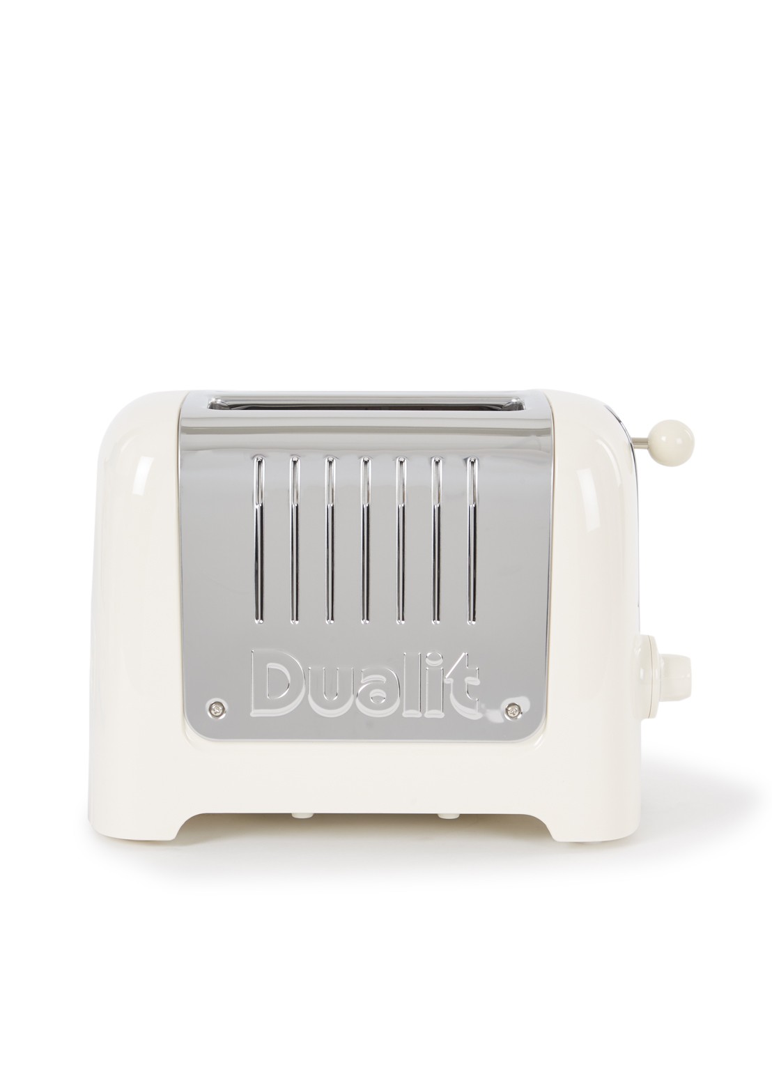 Dualit Lite Gloss 2 broodrooster 2-slots - voorkant gebroken wit