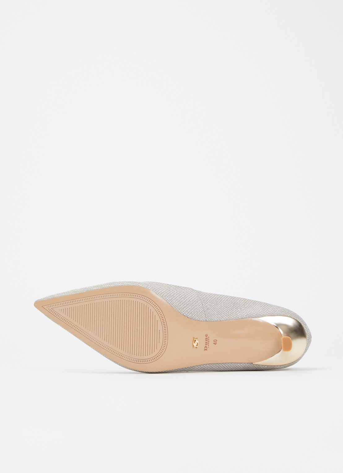 Dune London Achievable pump met glitter - detail 4 goud