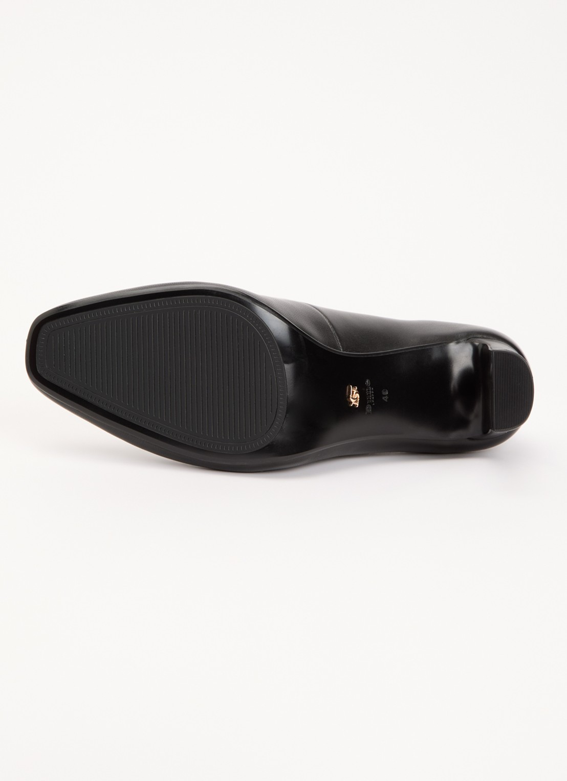 Dune London Arriving pump van leer - detail 5 zwart