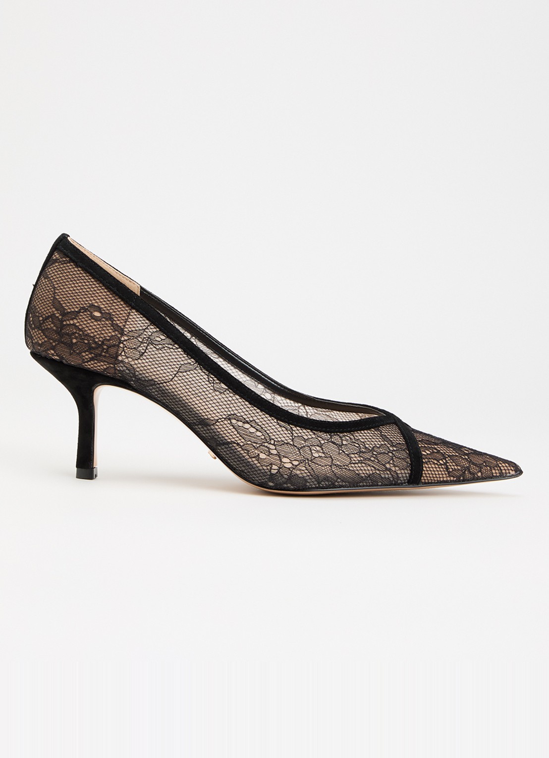 Dune London Ascend pump van kant - voorkant 4 zwart