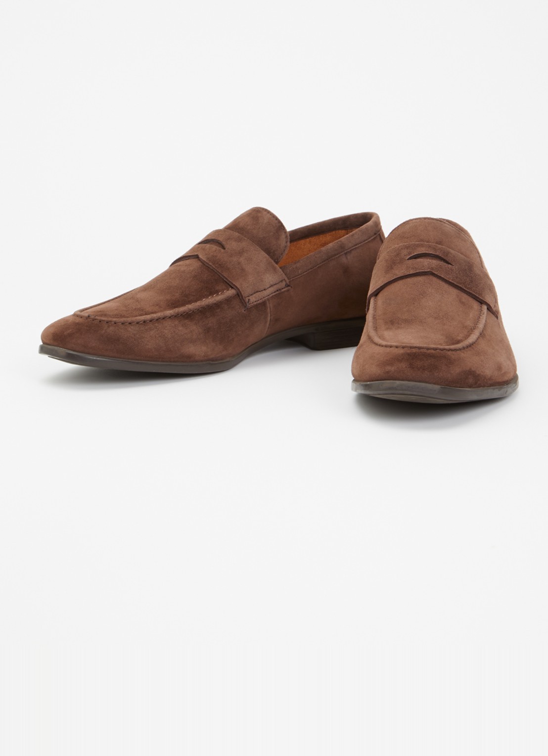 Dune London Barclays loafer van suéde  - detail 2 bruin