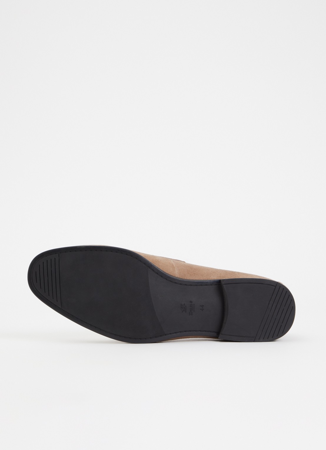 Dune London Barclays loafer van suéde  - detail 3 zand