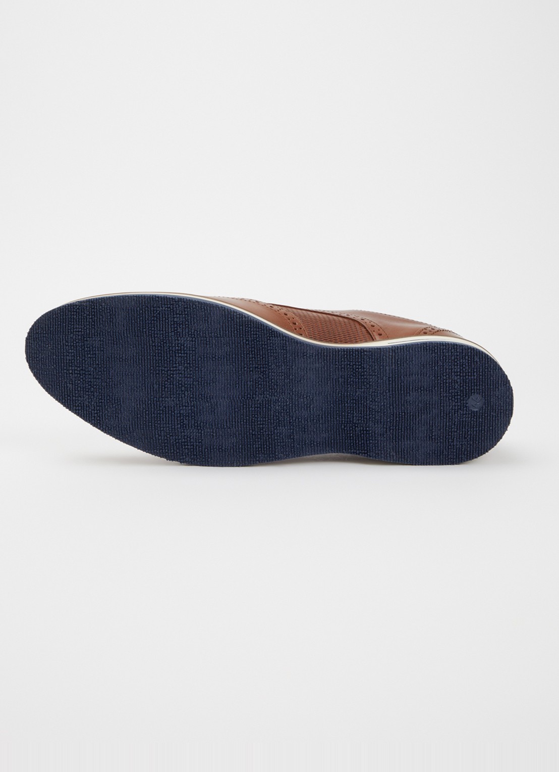 Dune London Barkings brogue van nubuck  - detail 3 roodbruin