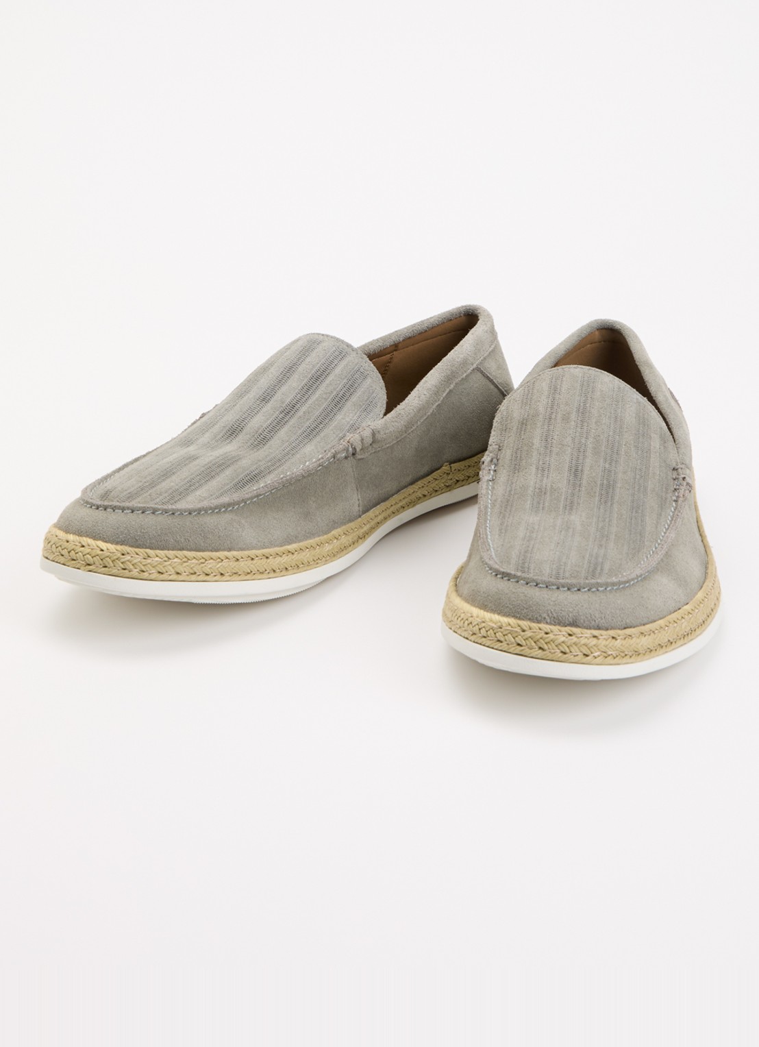 Dune London Barnies slip-on van suède - detail 3 olijfgroen