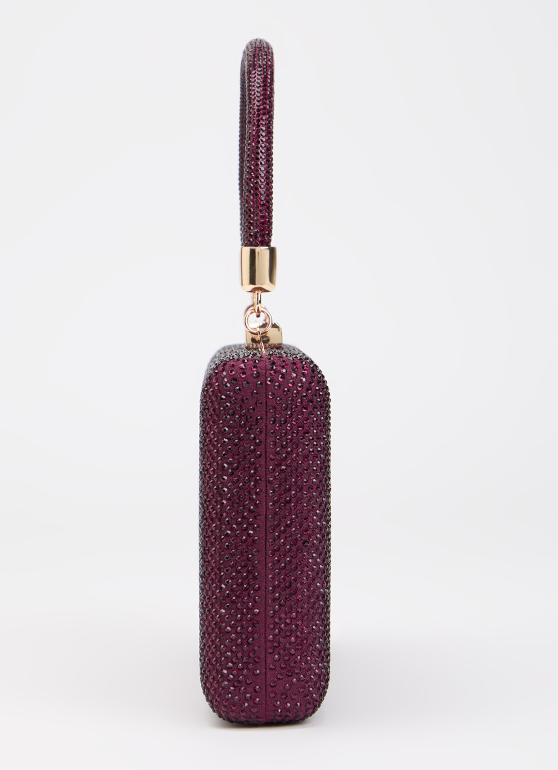 Dune London Beaut clutch met afneembare schouderriem - detail 3 paars
