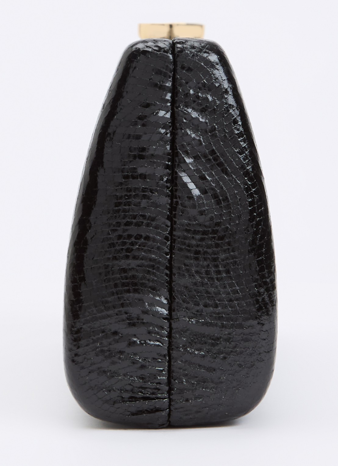 Dune London Belinda clutch met afneembare schouderriem - detail 4 zwart