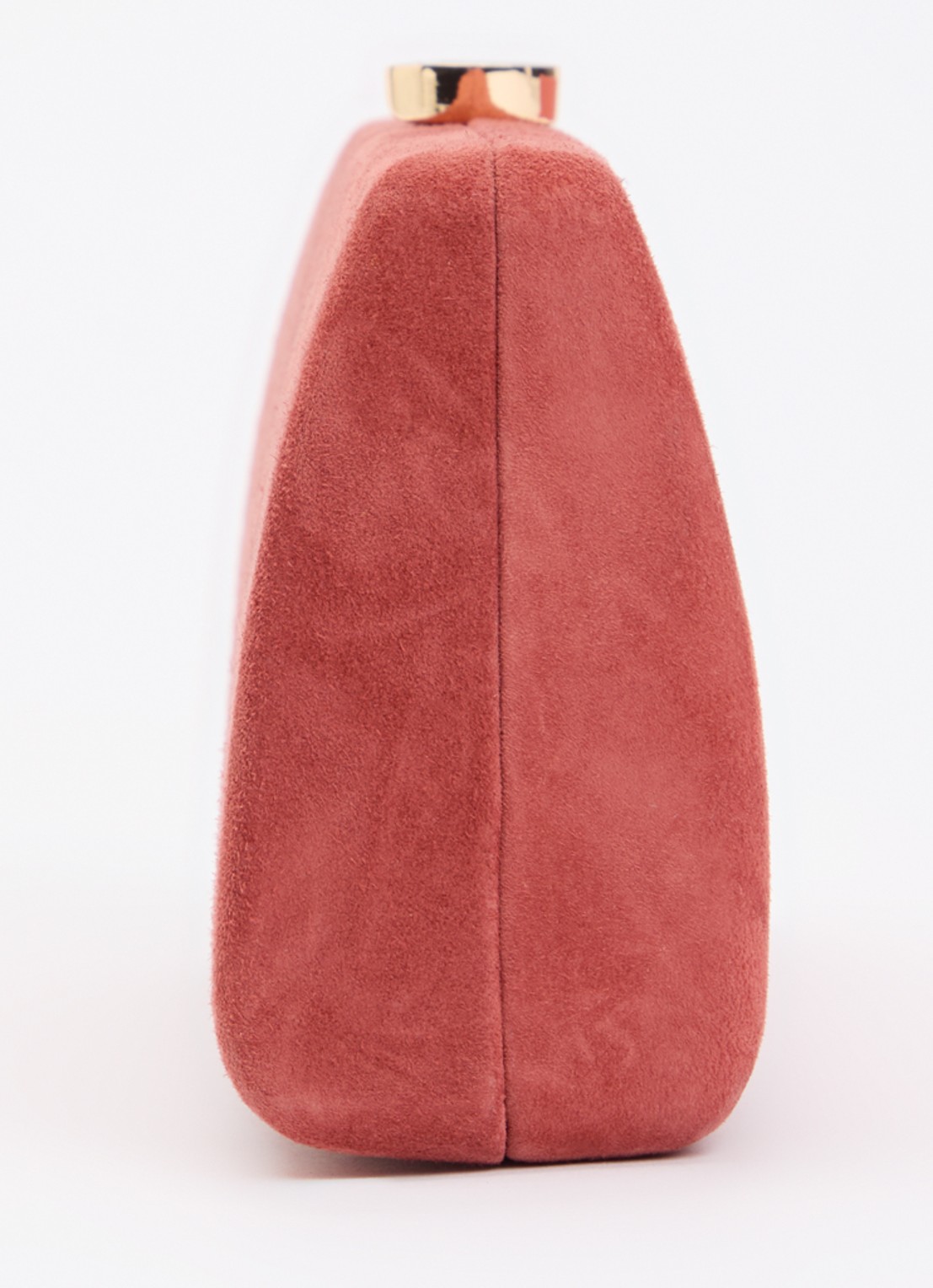Dune London Belinda clutch met afneembare schouderriem - detail 4 steenrood