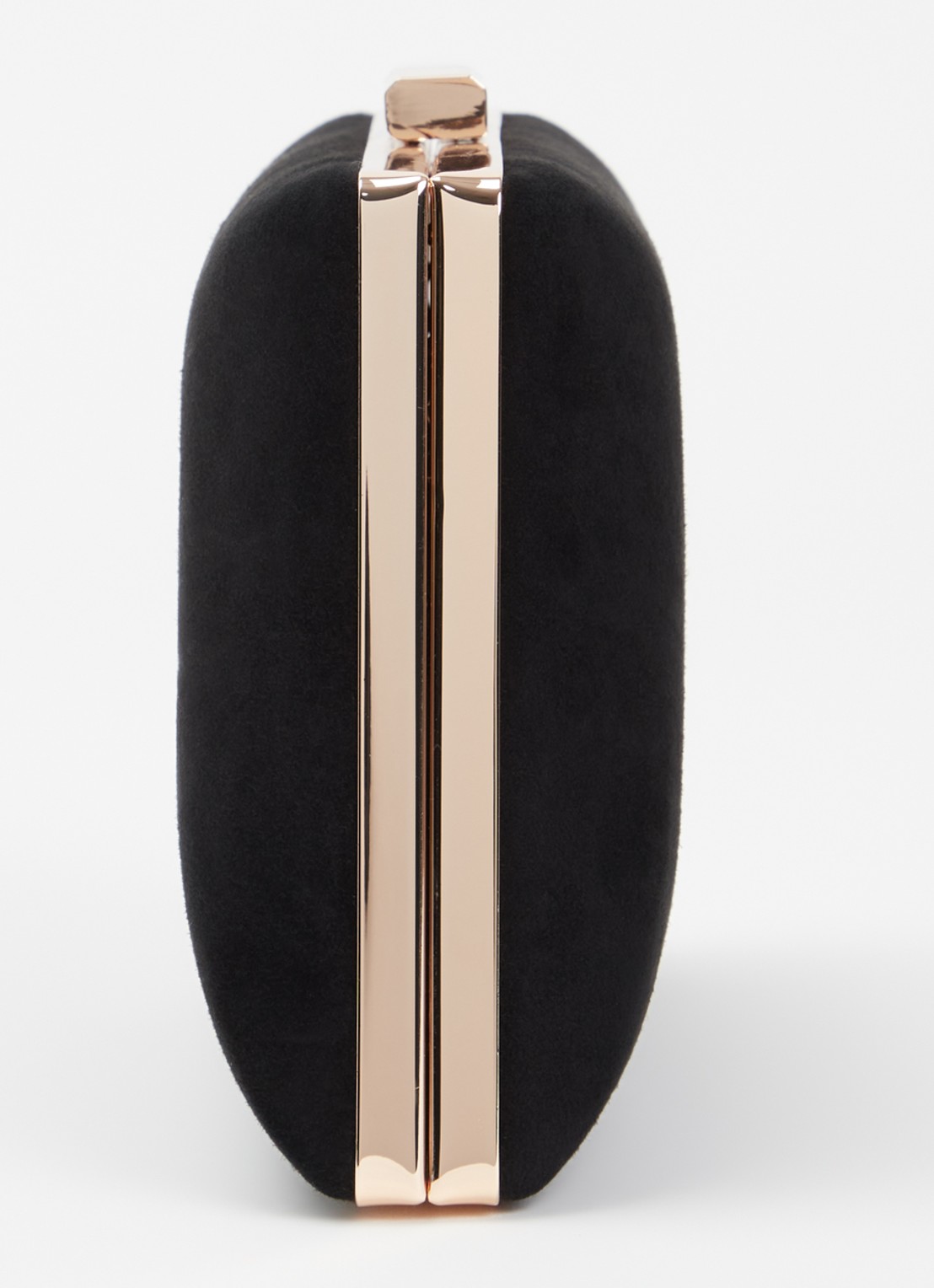 Dune London Bellaria clutch met afneembare schouderriem - detail 2 zwart