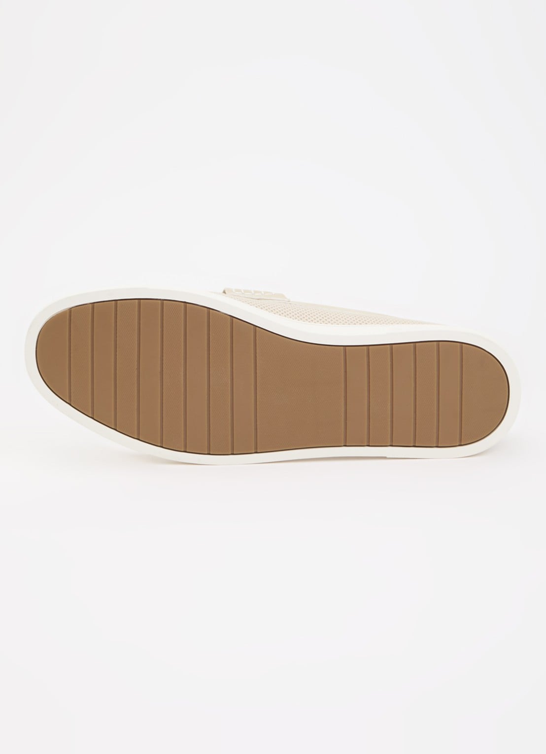 Dune London Benzy loafer met gebreid bovenwerk - detail 4 creme
