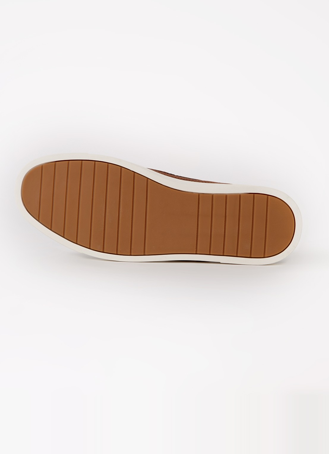 Dune London Blaizerss bootschoen met gebreid bovenwerk - detail 4 hazelnootbruin