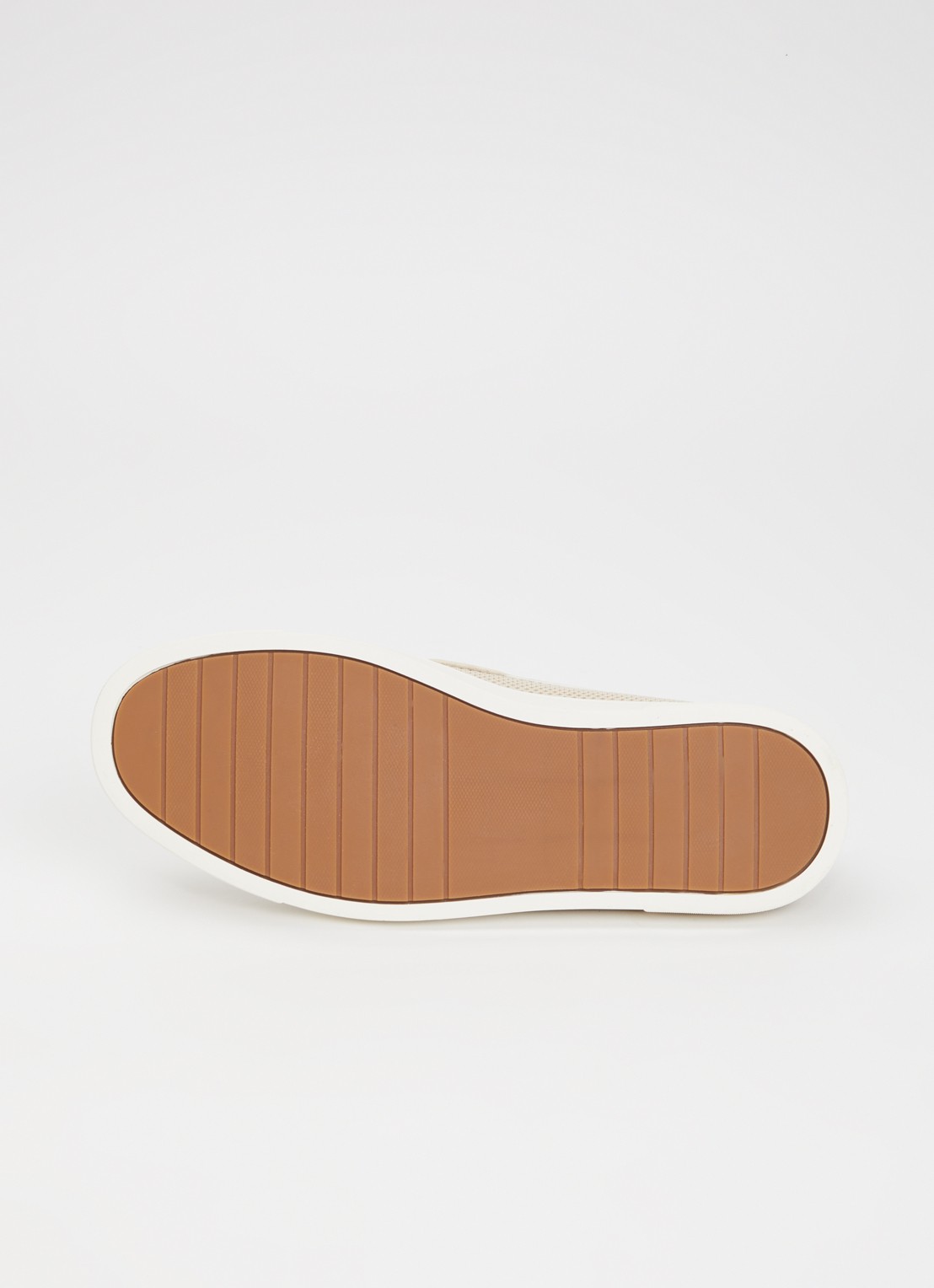 Dune London Blaizerss bootschoen met gebreid bovenwerk - detail 4 creme