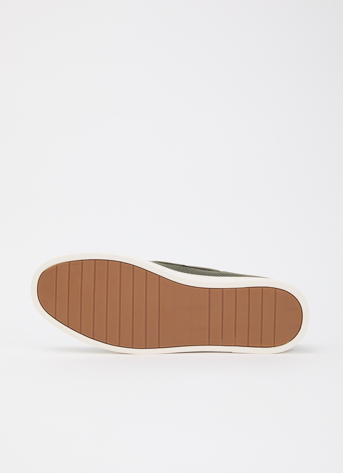 Dune London Blaizerss bootschoen met gebreid bovenwerk - detail 5 olijfgroen