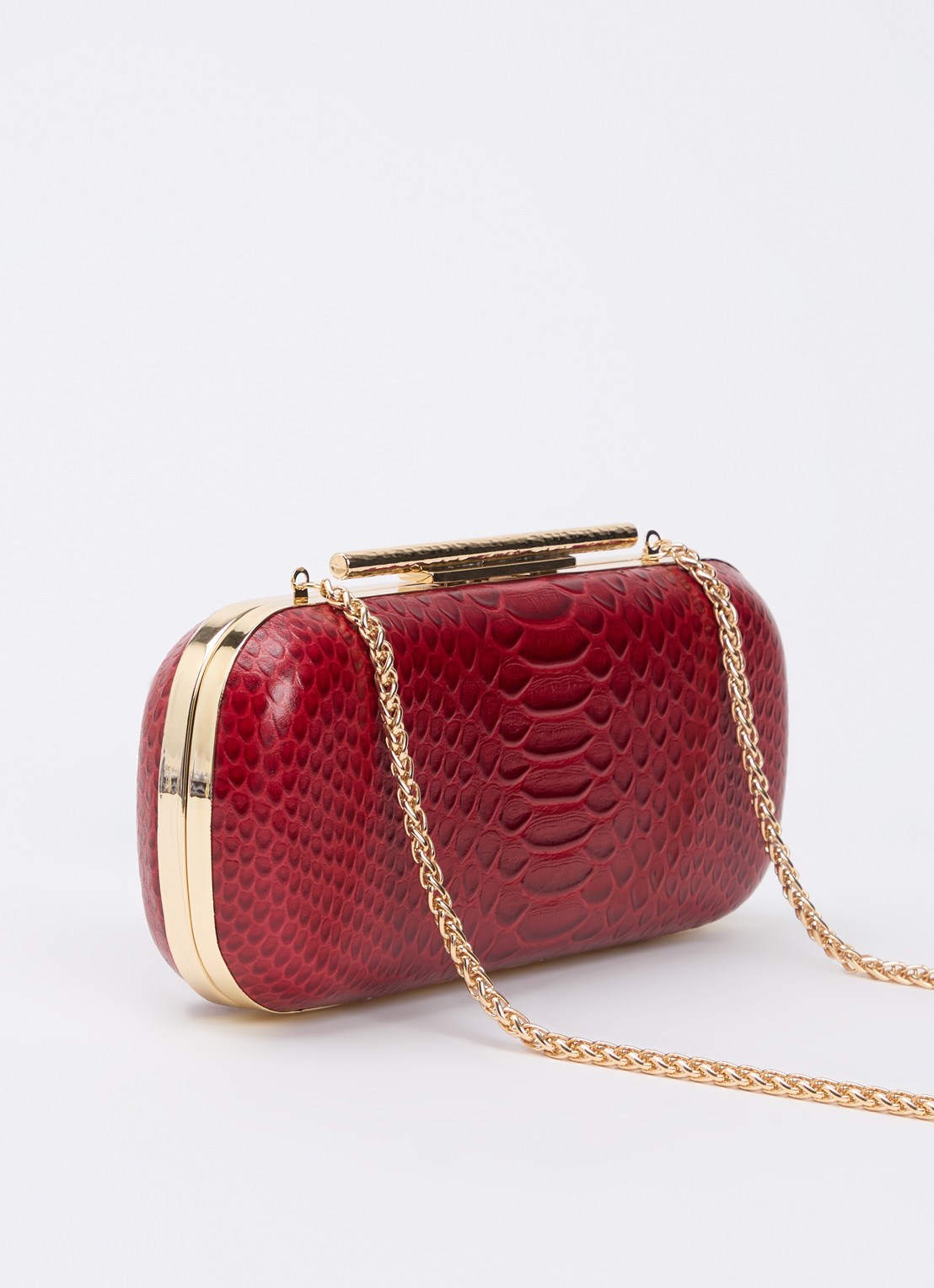 Dune London Body clutch - achterkant 2 donkerrood