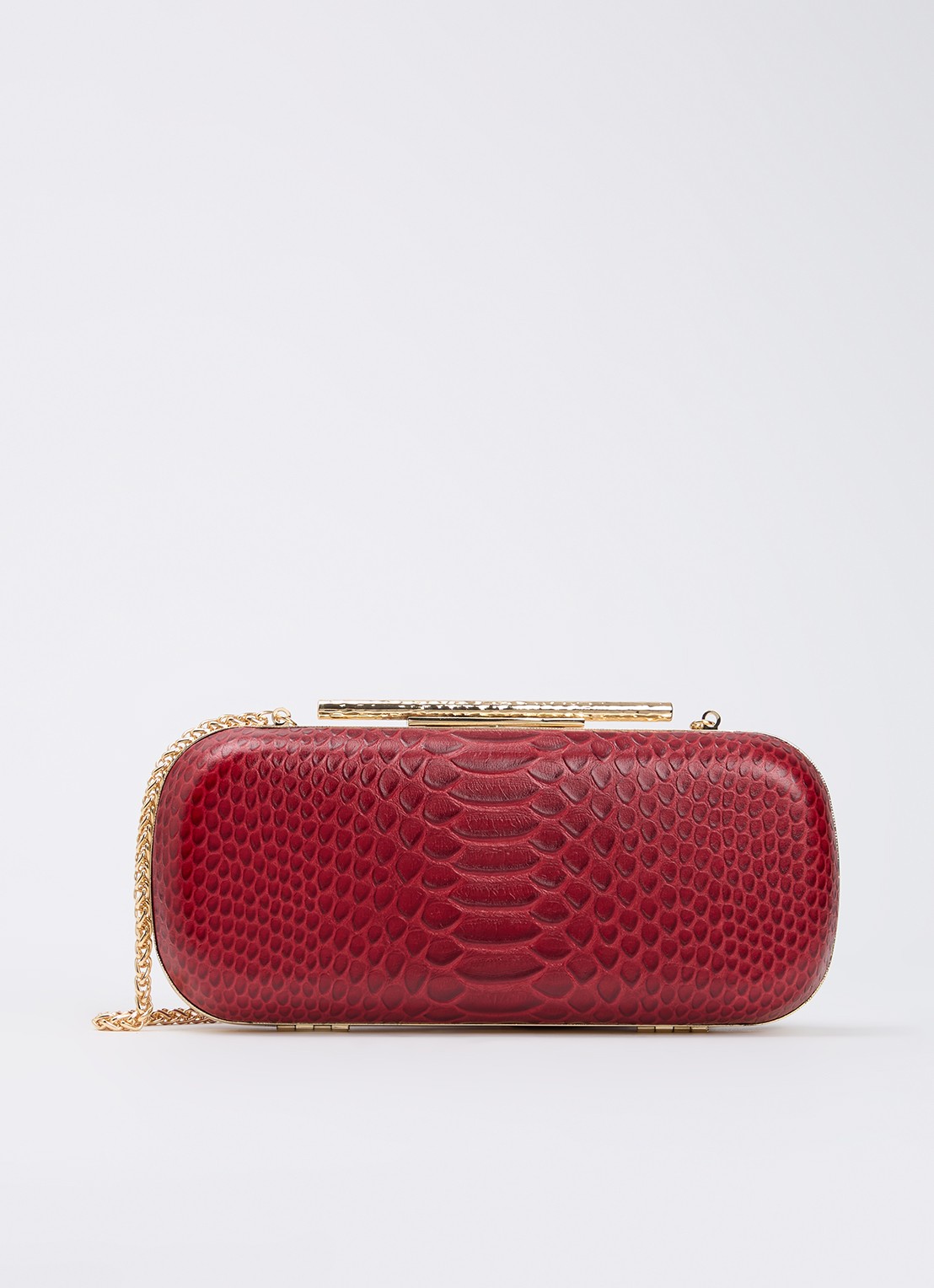 Dune London Body clutch - voorkant donkerrood