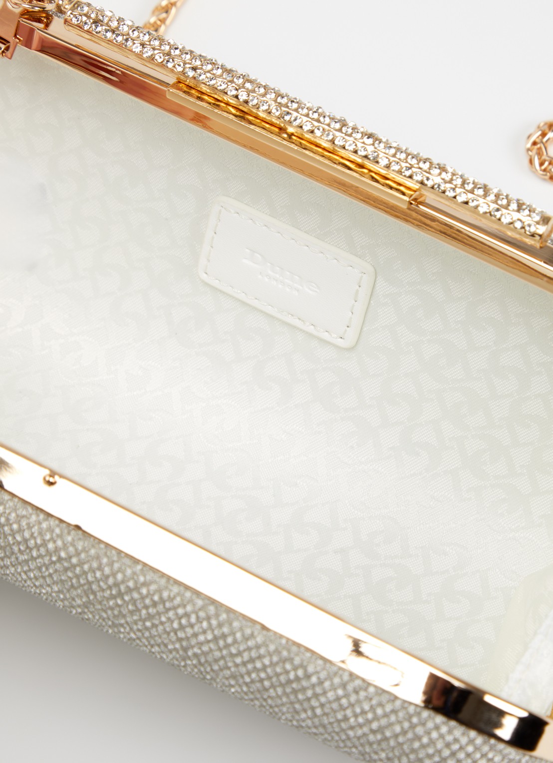 Dune London Body clutch - detail 3 zilver