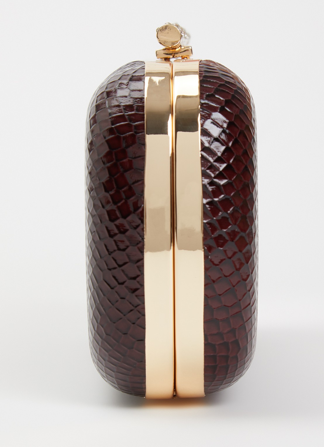Dune London Body clutch - detail 2 bordeauxrood