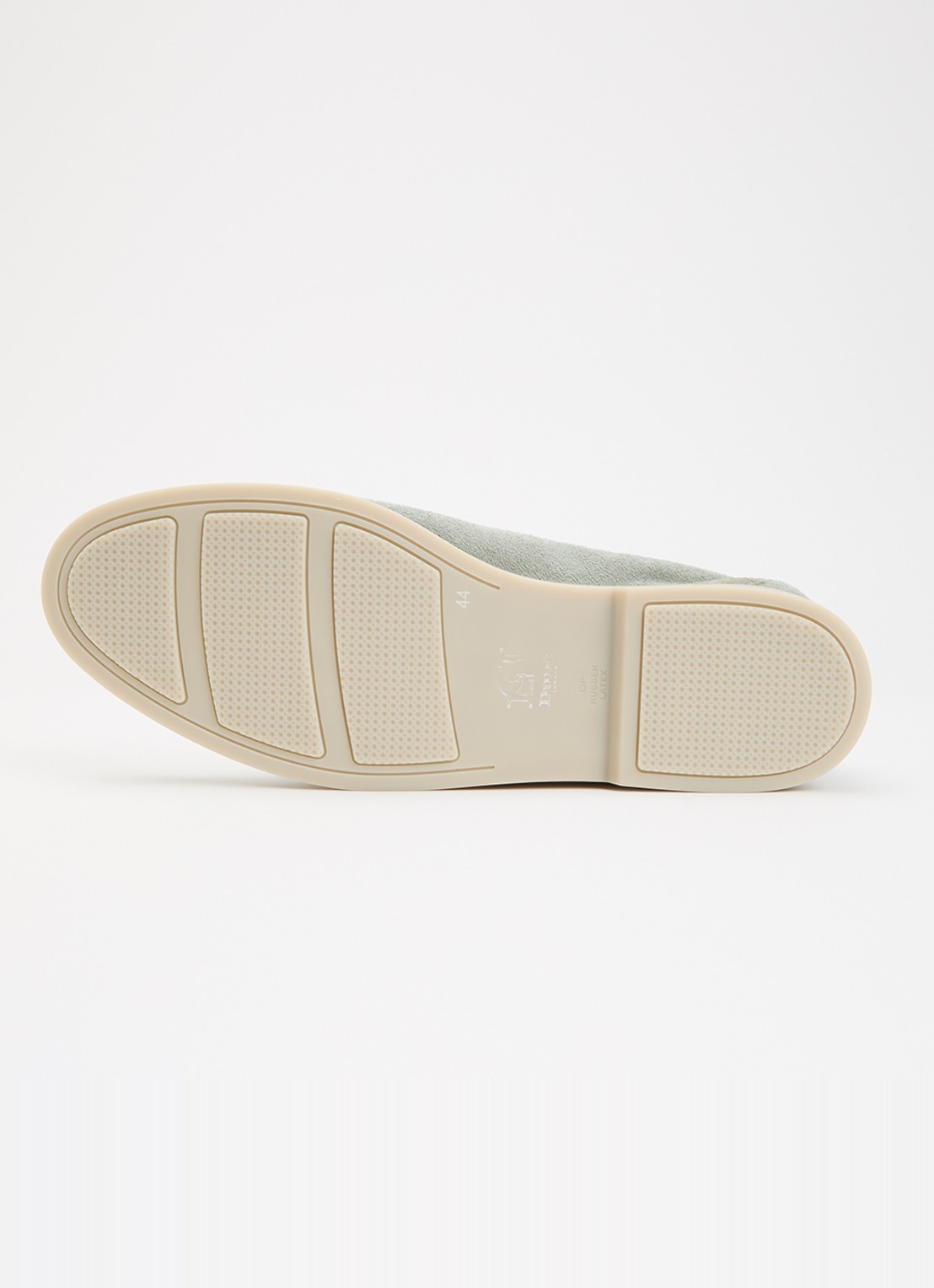Dune London Boltman loafer van leer - detail 4 lichtgroen