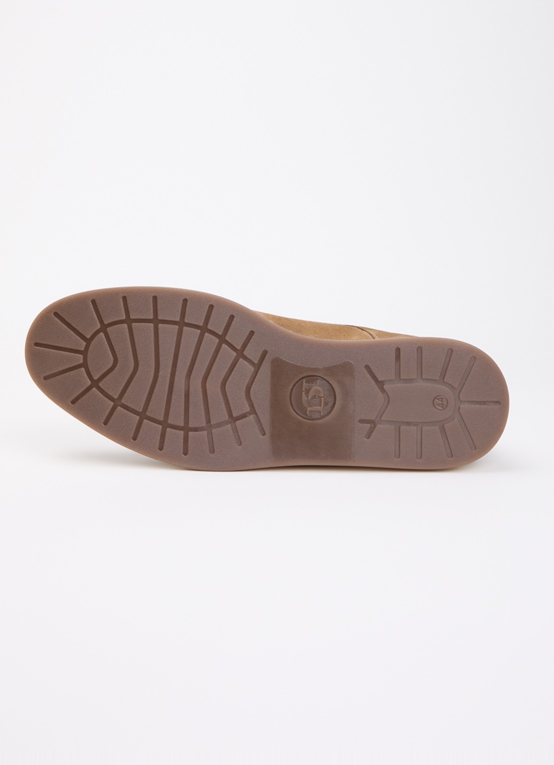 Dune London Bow veterschoen van leer  - detail 5 zand