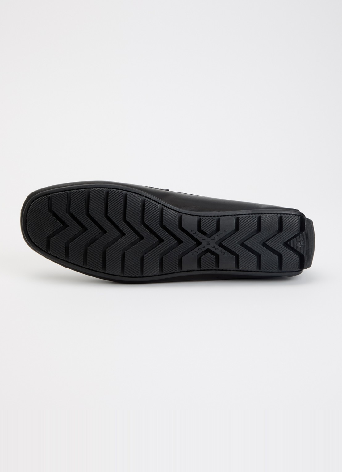 Dune London Brackon mocassin van leer - detail 3 zwart