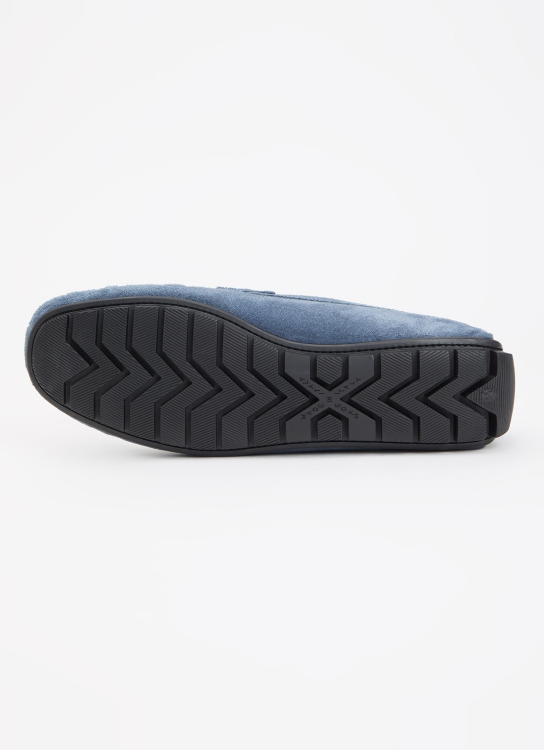 Dune London Brackon mocassin van leer - detail 3 blauw