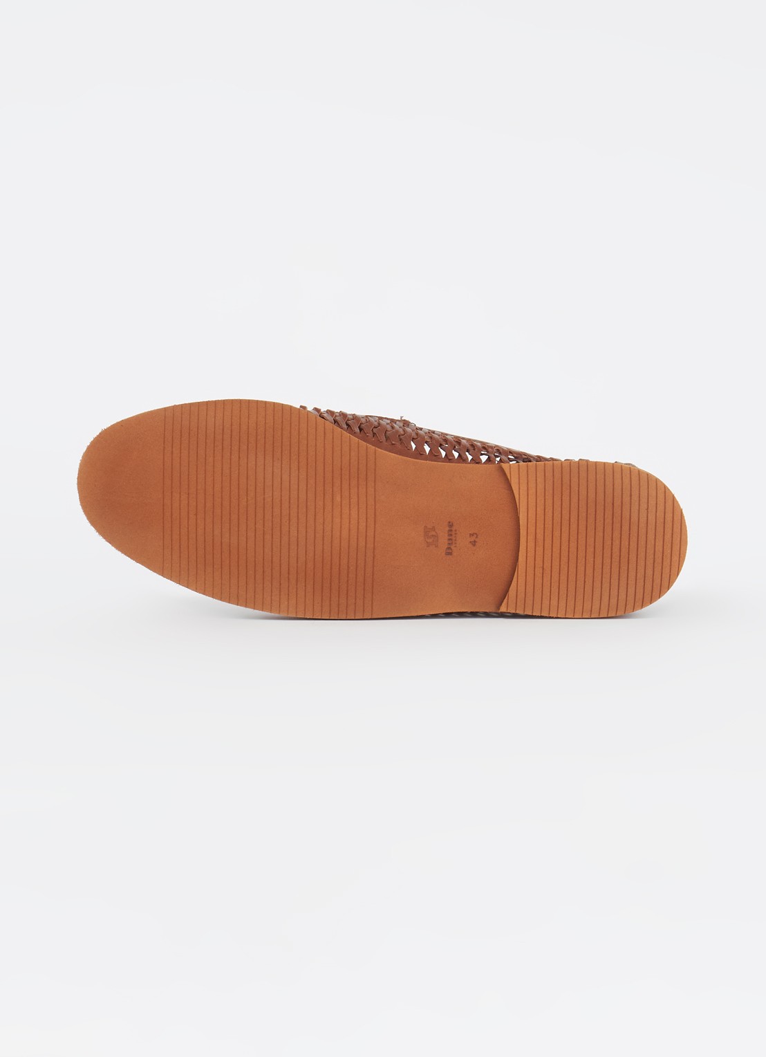 Dune London Brickles loafer van leer - detail 4 bruin