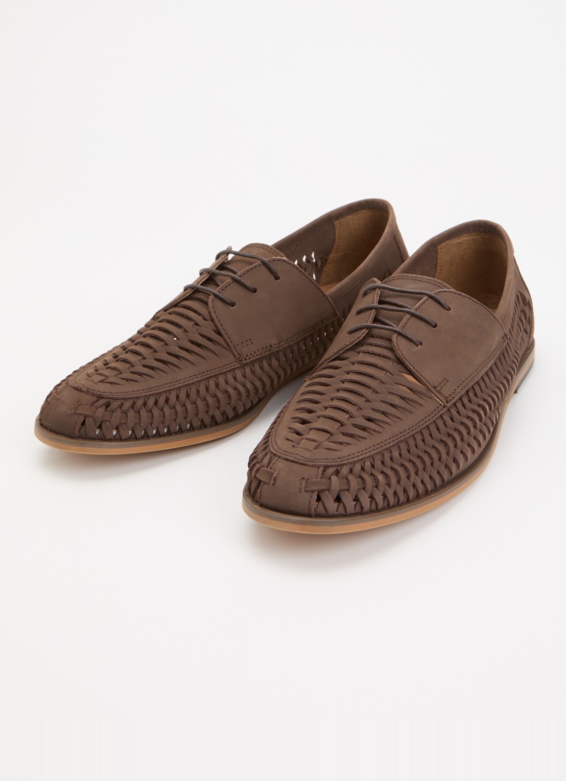 Dune London Brinkle bootschoen van nubuck - detail 3 bruin