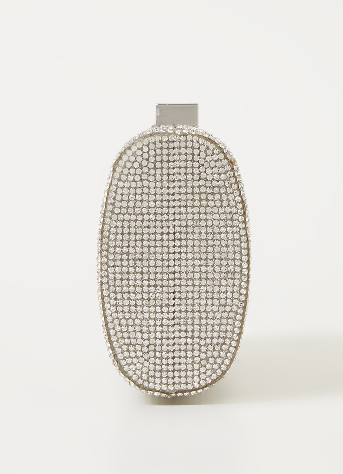 Dune London Bryannies clutch met strass - detail 3 zilver