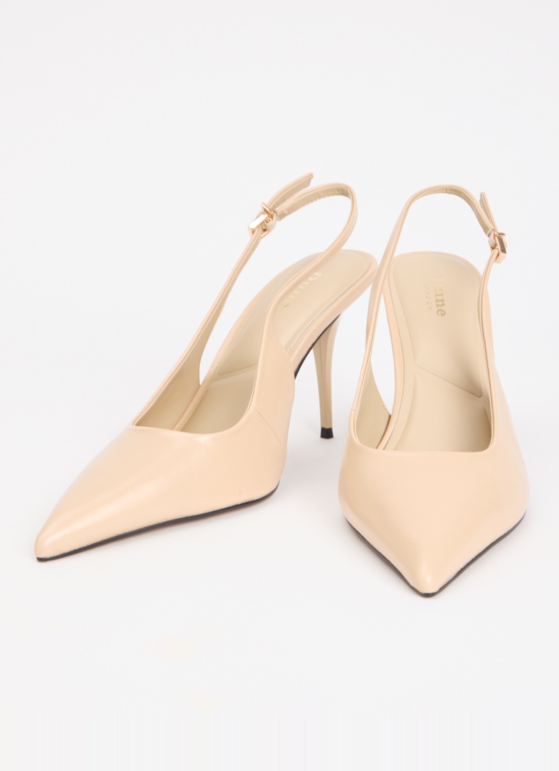 Dune London Cai slingback van leer  - detail 3 creme