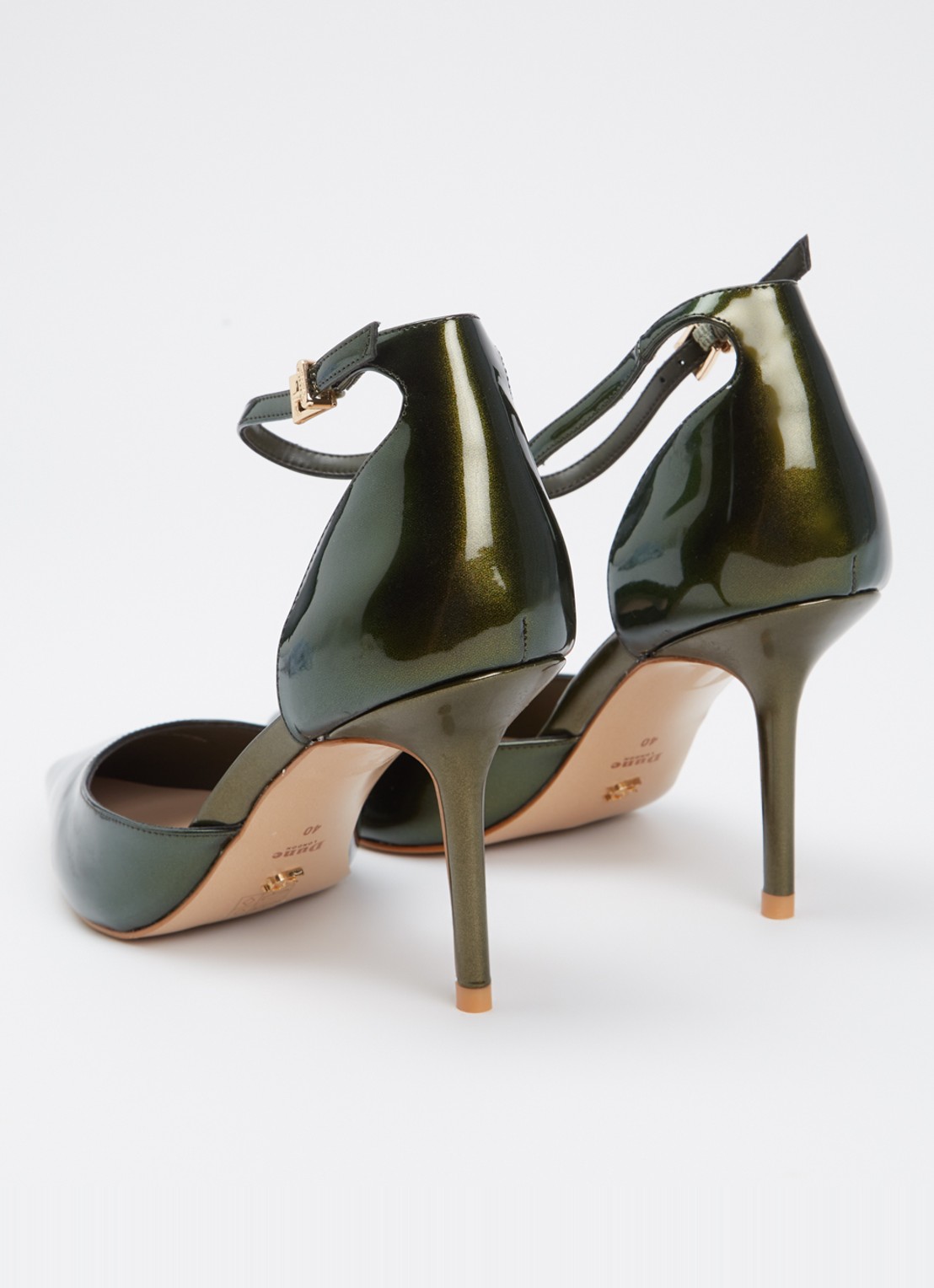 Dune London Calmness sandalette - achterkant groen