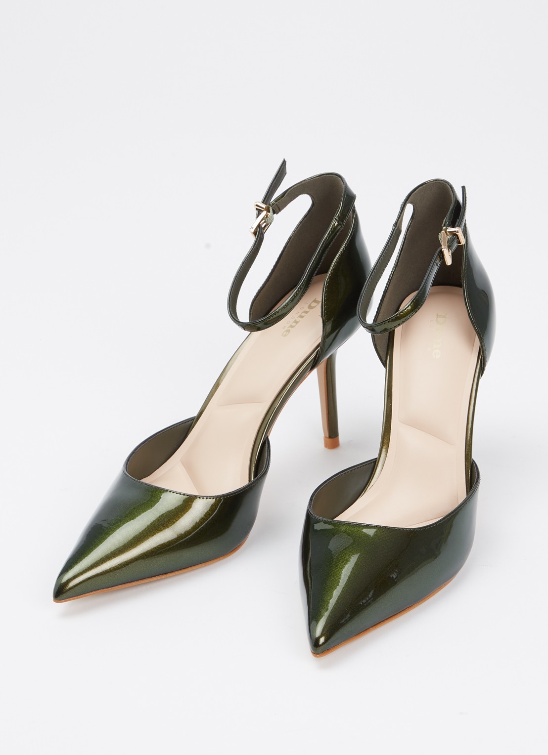 Dune London Calmness sandalette - detail 2 groen
