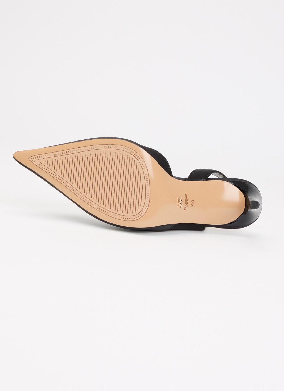 Dune London Camara slingback van satijn - detail 5 zwart