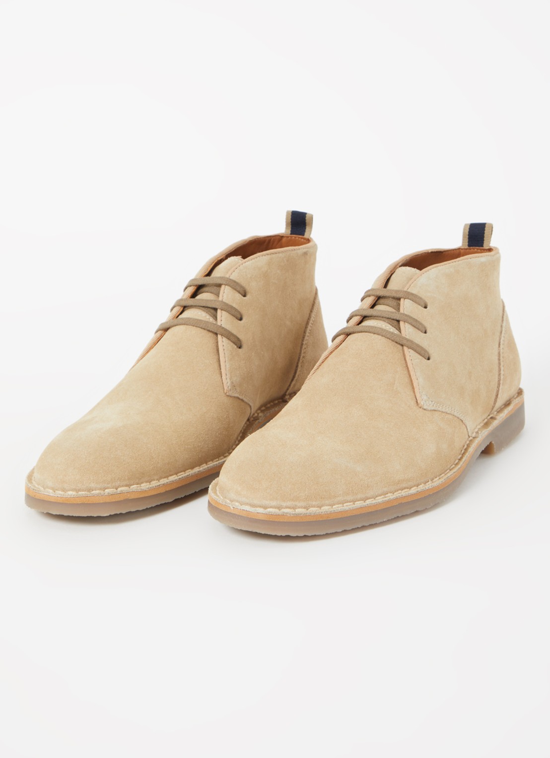 Dune London Cashed veterschoen van leer  - detail 3 beige