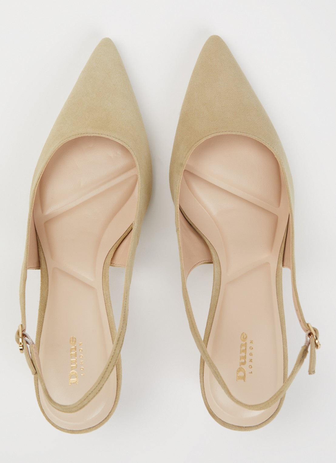 Dune London Celinna slingback van lakleer - detail 2 lindegroen