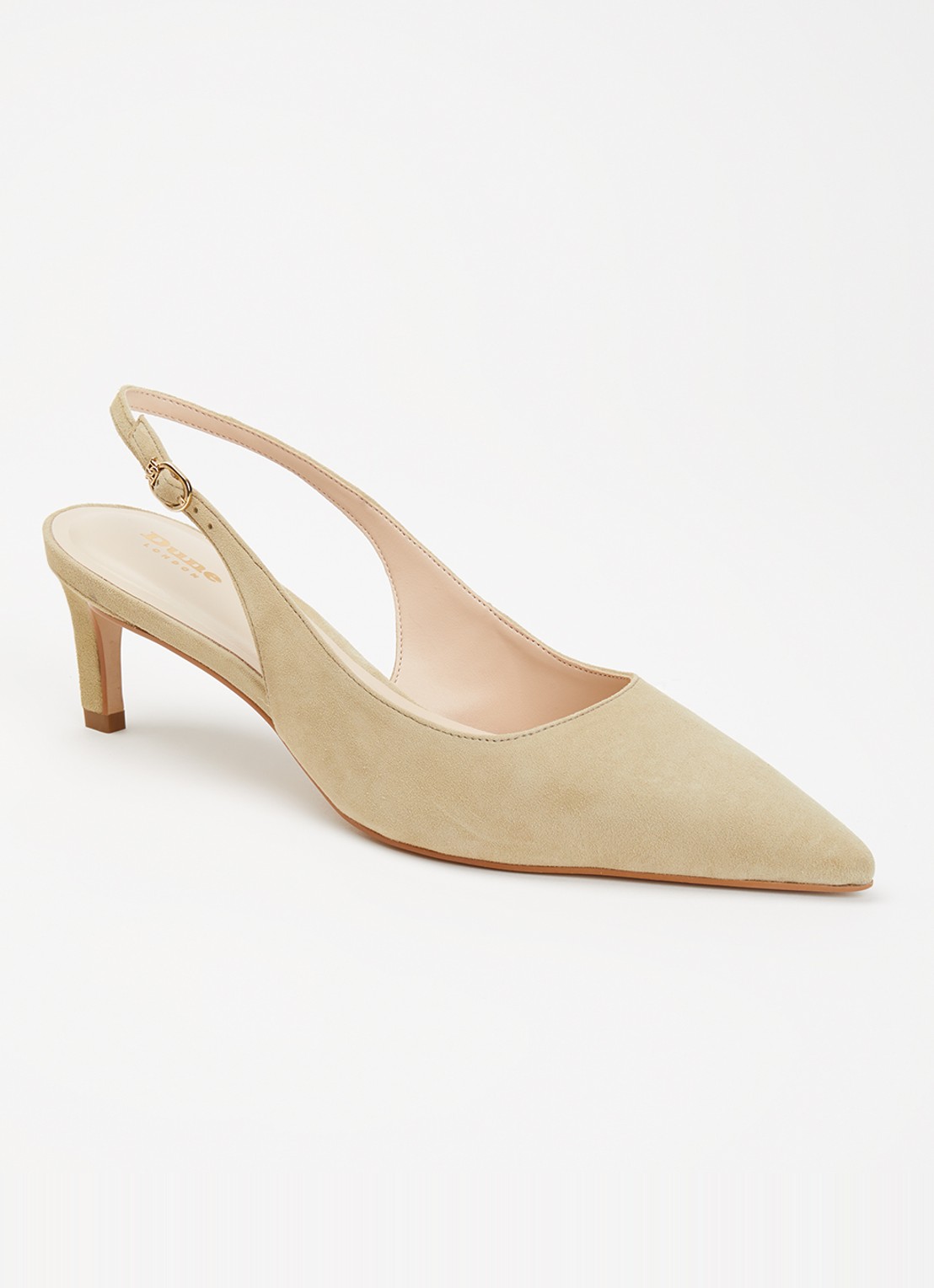 Dune London Celinna slingback van lakleer - voorkant 5 lindegroen